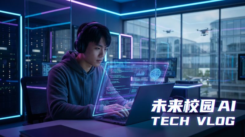 小马拉大车·未来校园AI科技视频